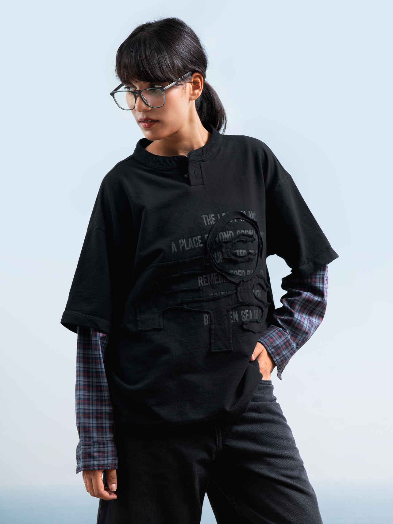 Field Issue Henley- Black