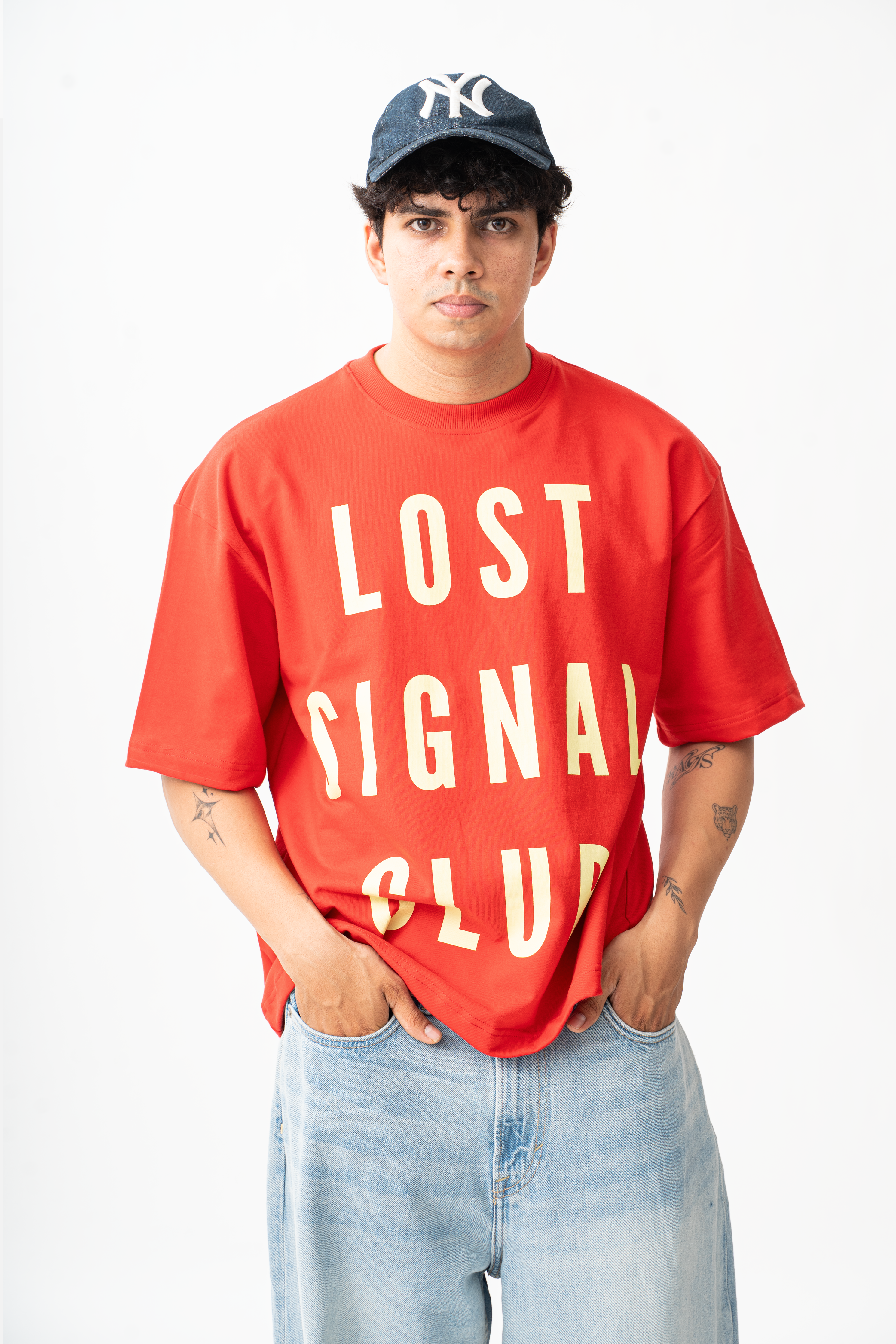 Lost Signal Club T-Shirt- Red
