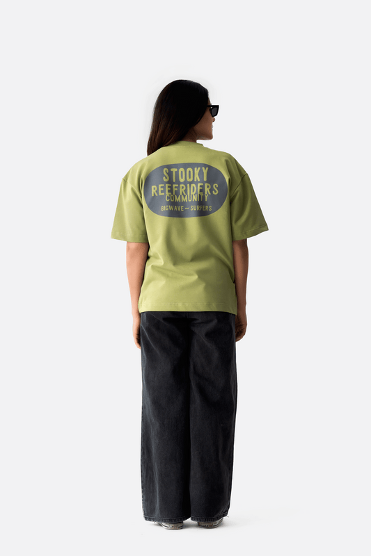 Reefriders Club Tee - Cactus Green