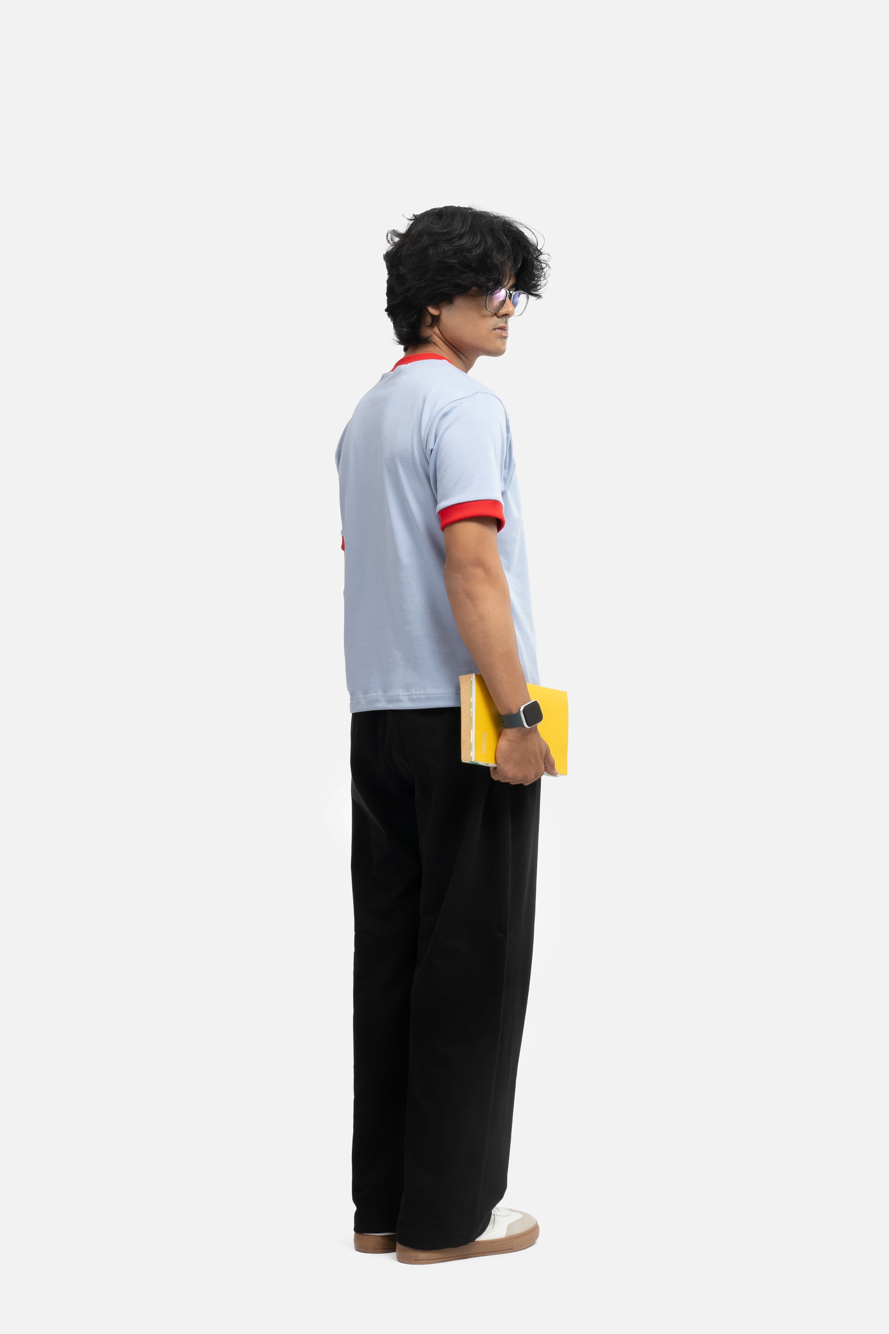 Slim fit Nerd Newton tee - Sky (Unisex)
