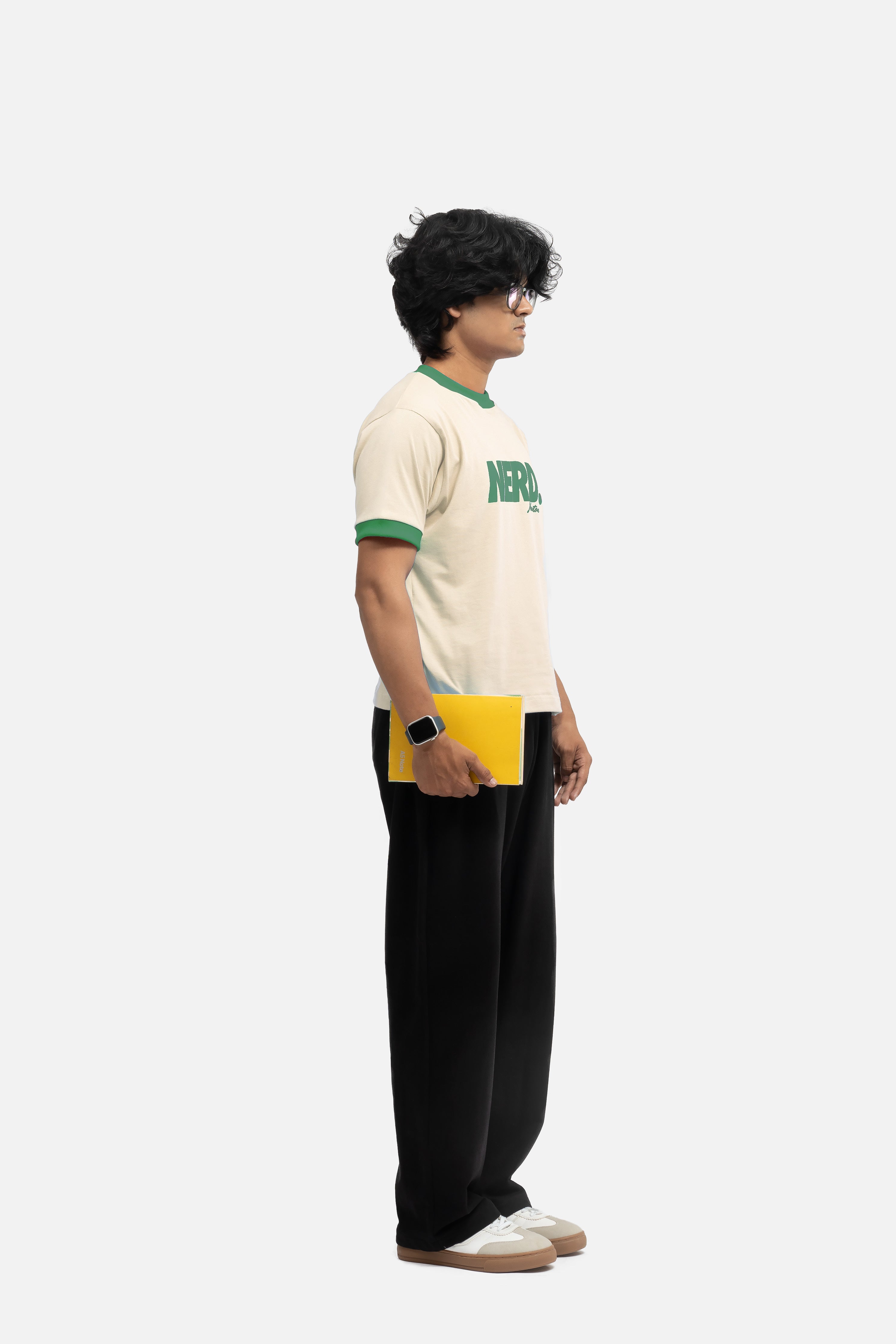 Slim fit Nerd Newton tee - champagne (Unisex)