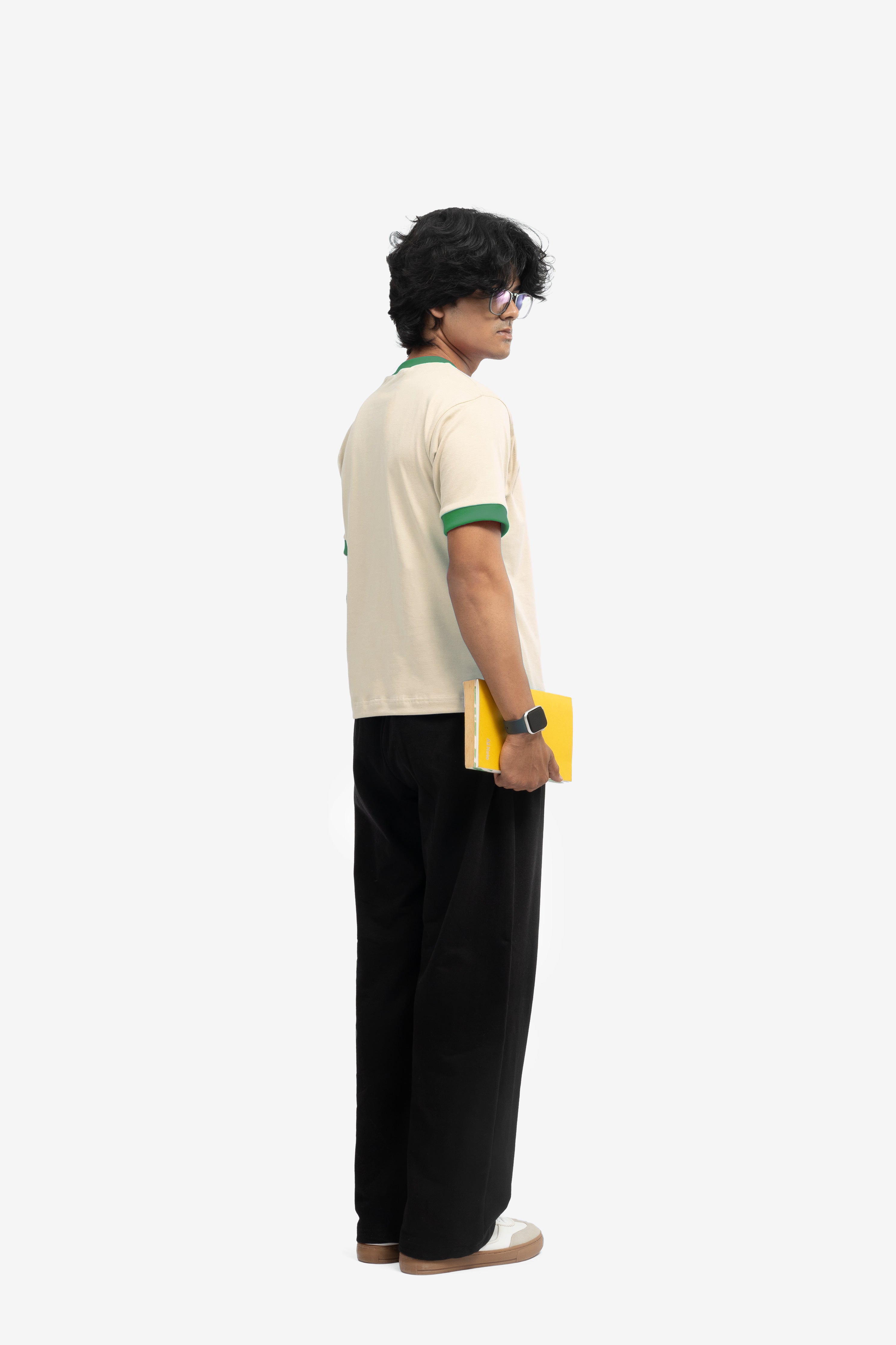 Slim fit Nerd Newton tee - champagne (Unisex)