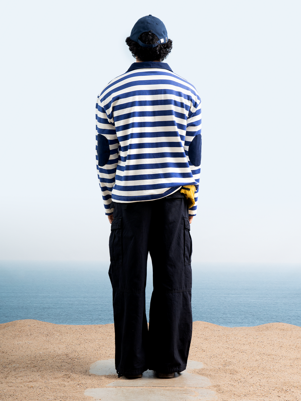 Rugby Patch Longsleeve - Off White/Ink