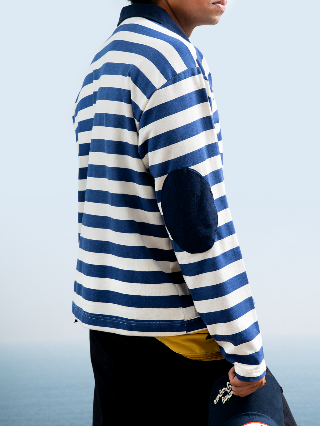 Rugby Patch Longsleeve - Off White/Ink