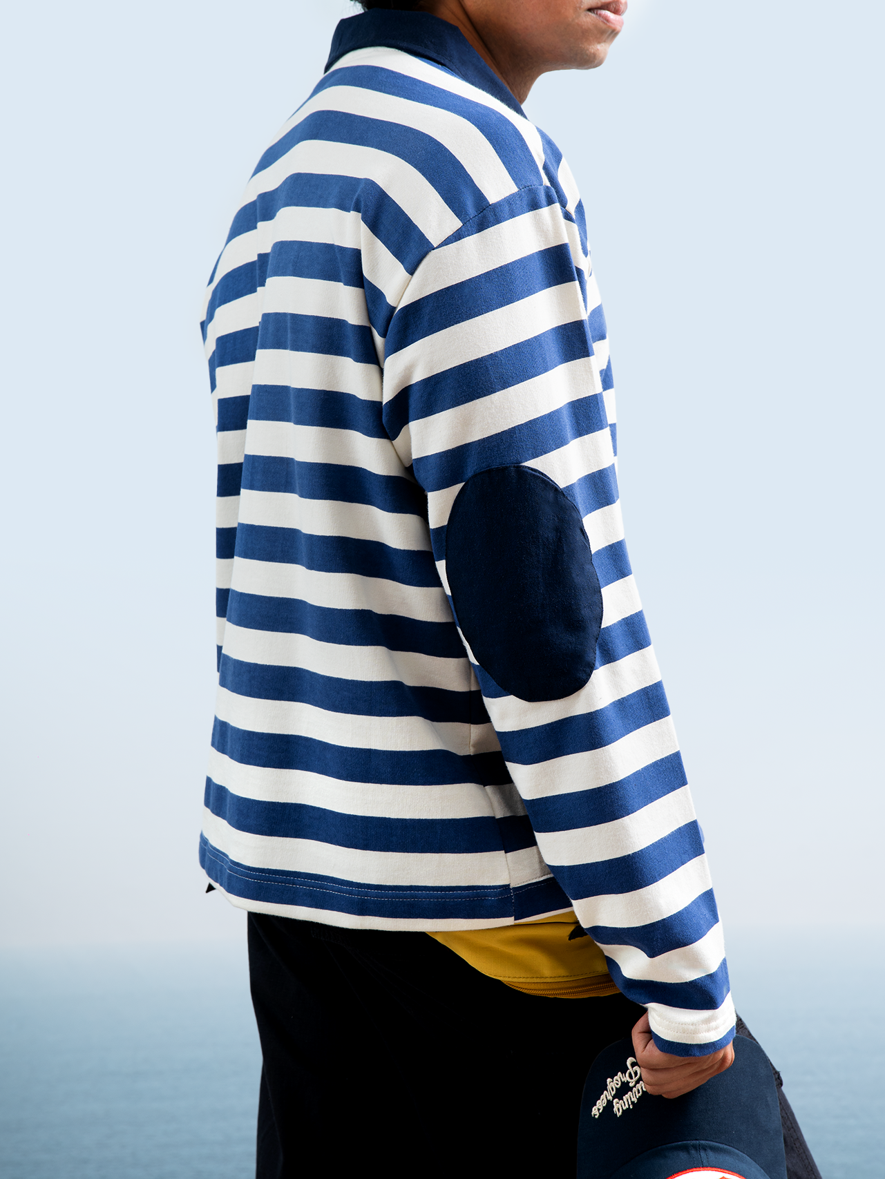 Rugby Patch Longsleeve - Off White/Ink