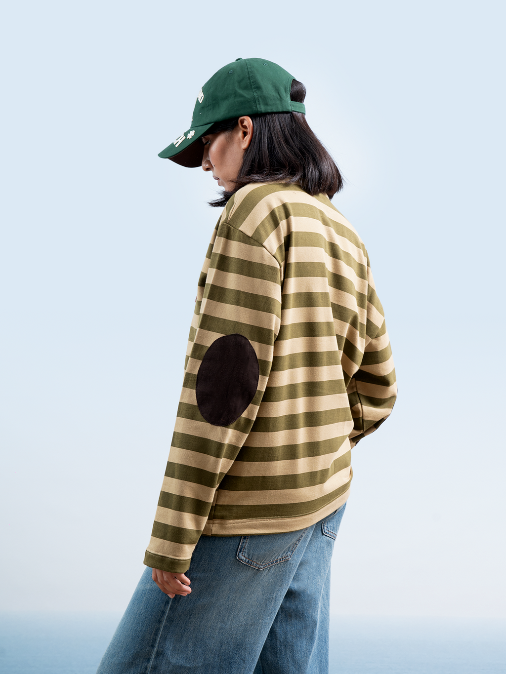 Rugby Patch Longsleeve - Sand/Olive