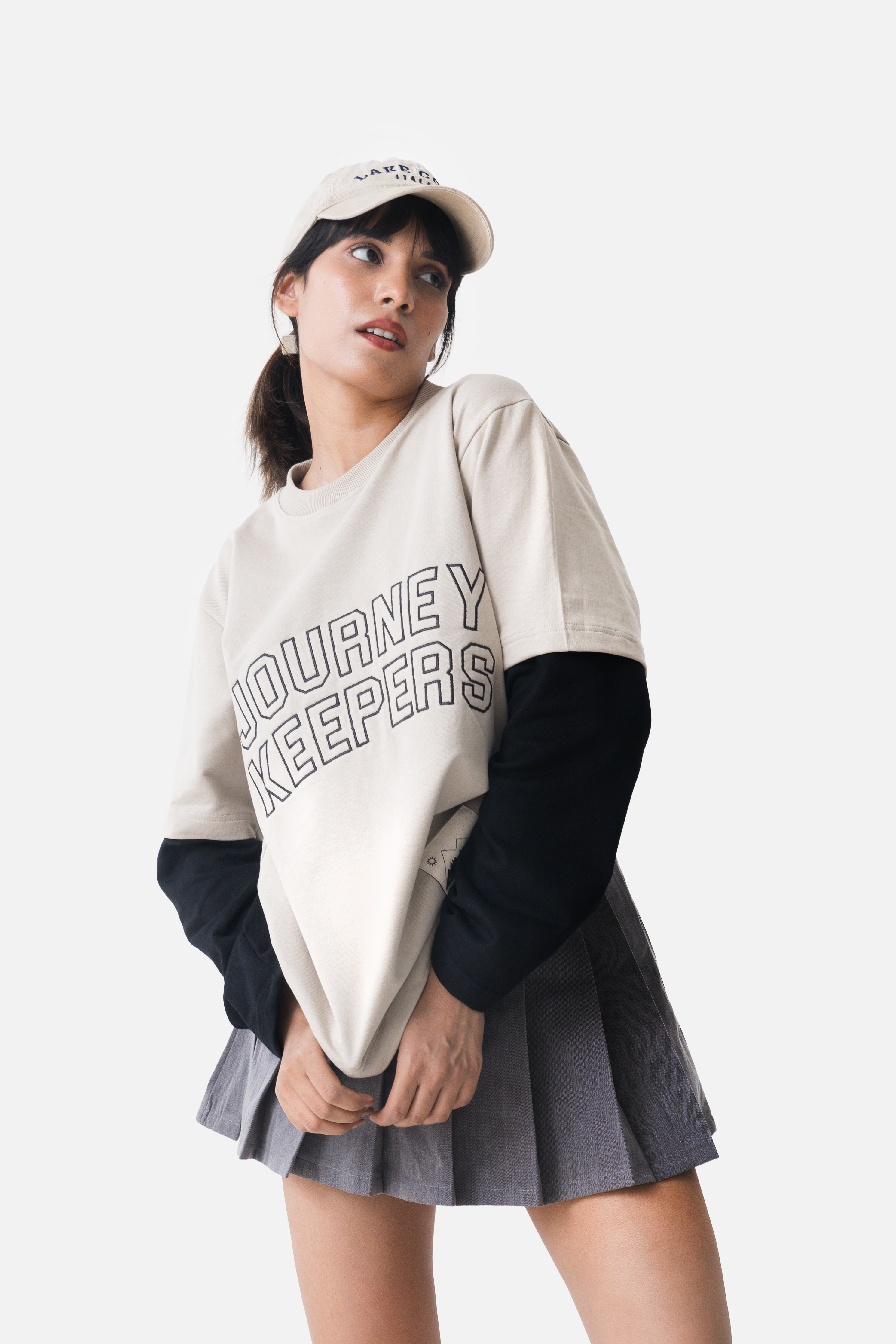 Trailthread Longsleeve tee- Beige