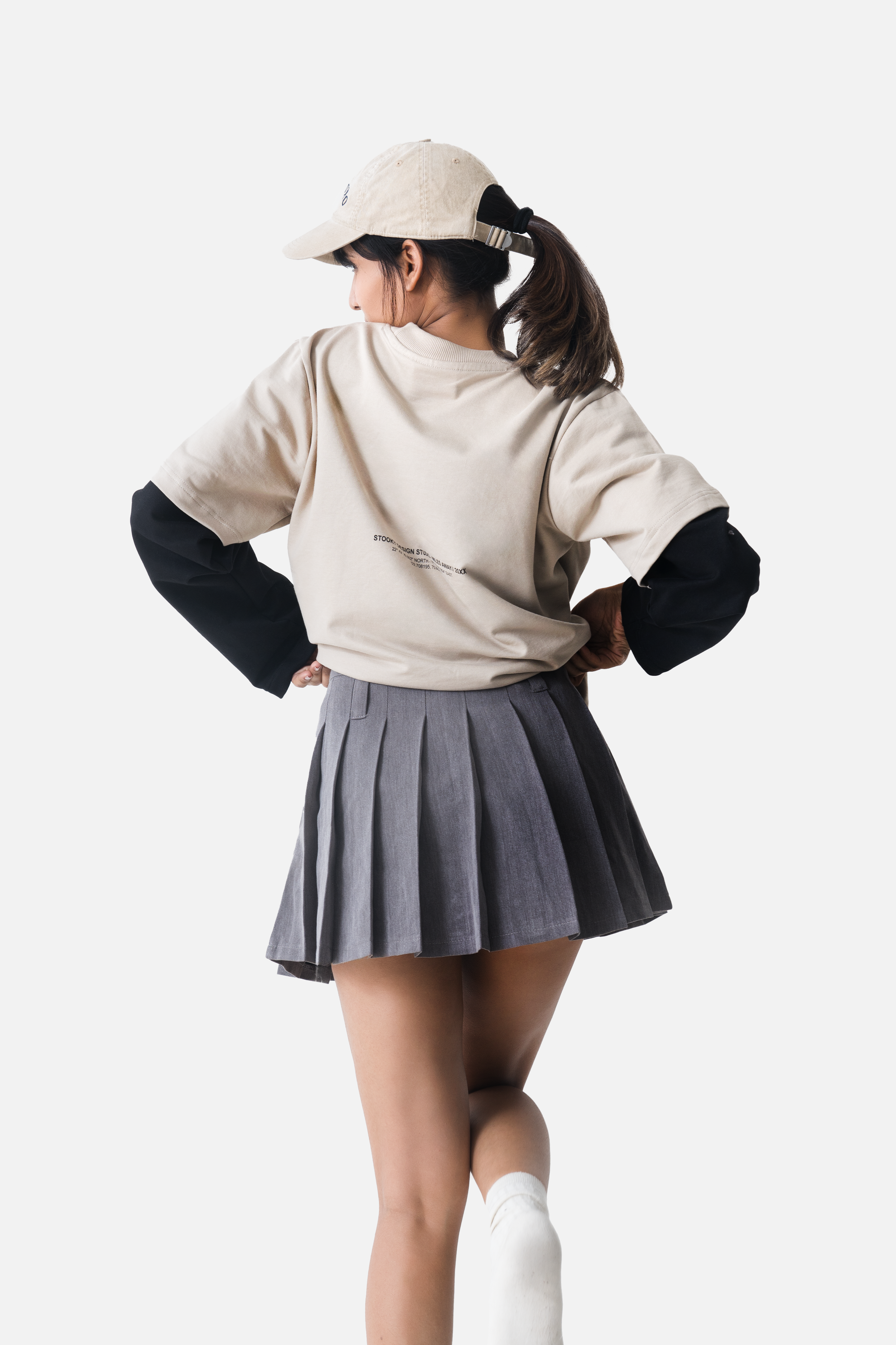 Trailthread Longsleeve tee- Beige