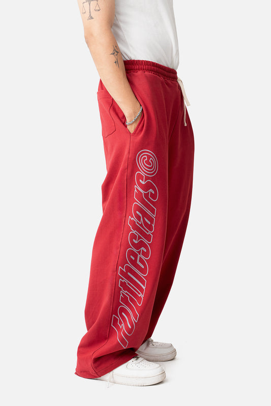 Everyday Trackpants - Red