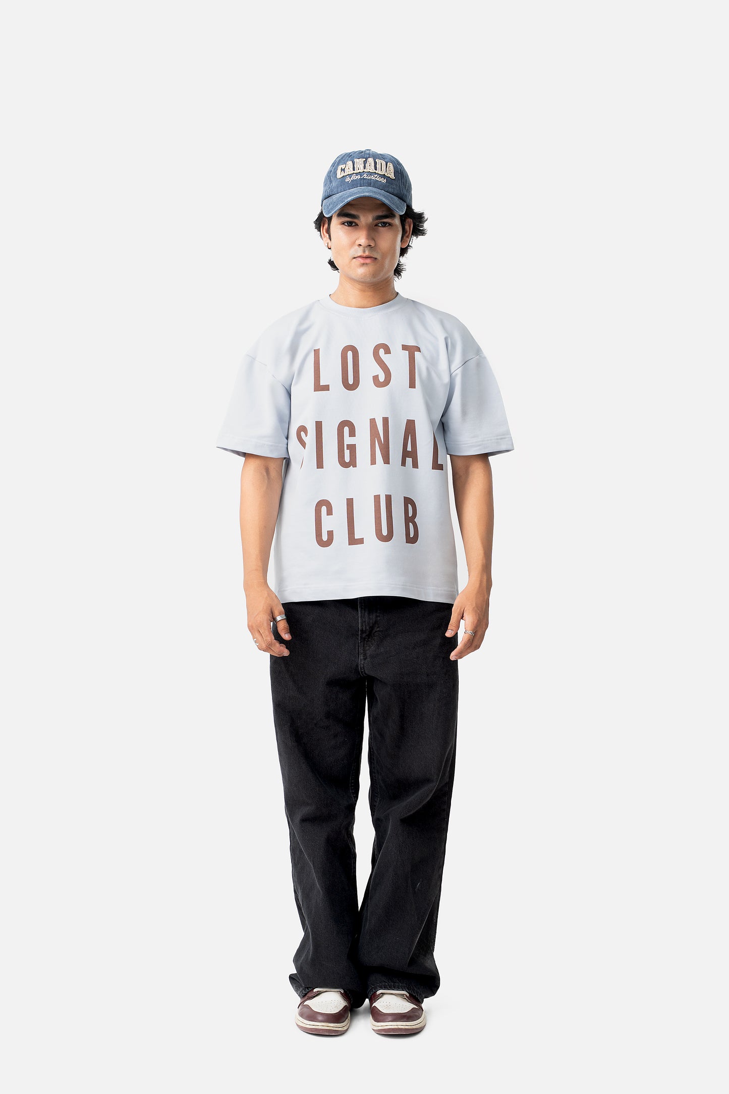 Lost Signal Club T-Shirt- Pale Blue
