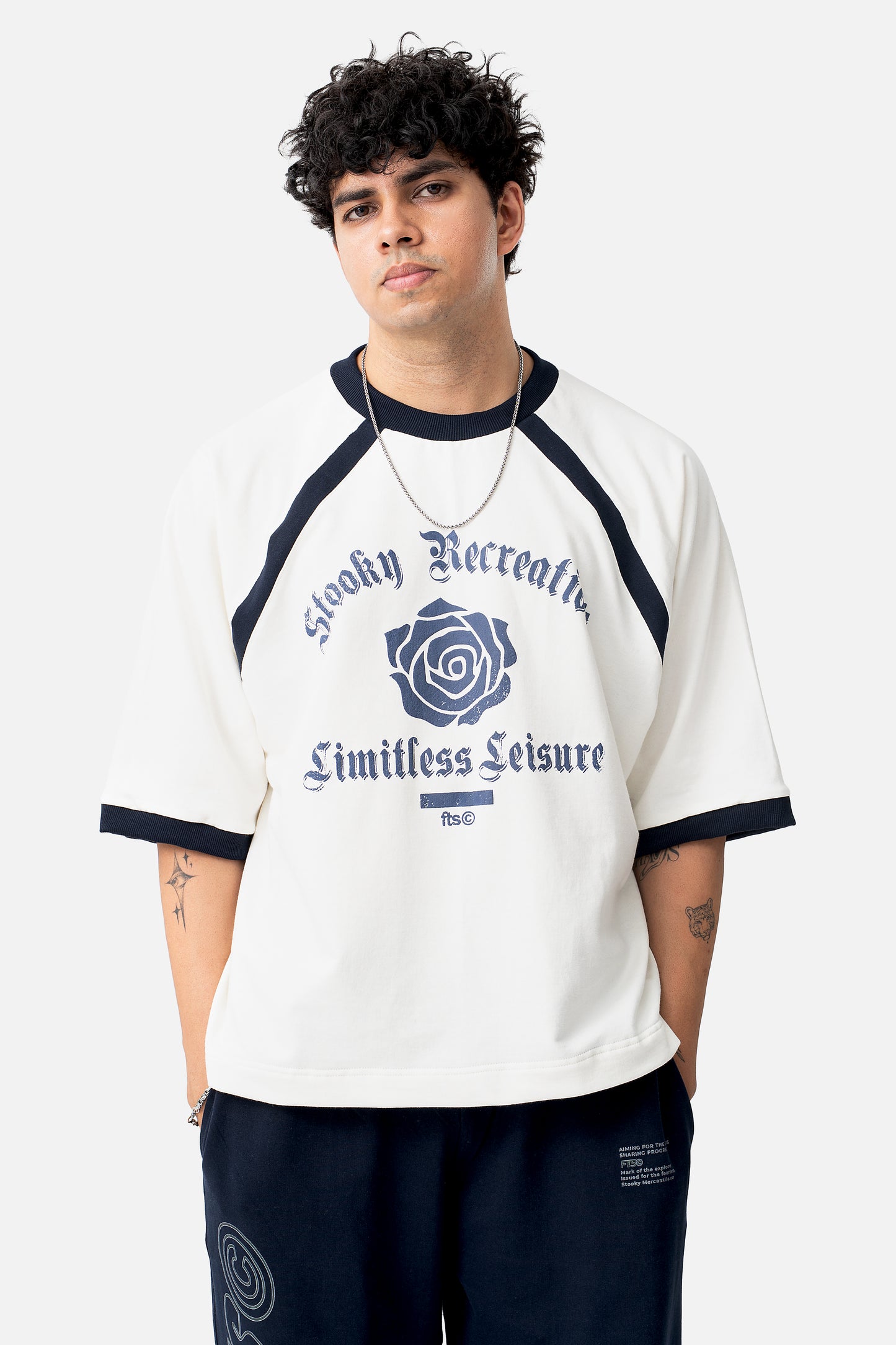 Leisure Raglan T-Shirt - Off White
